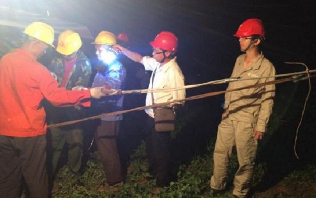 500kV南谭二线OPGW光缆改造工程恢复送电