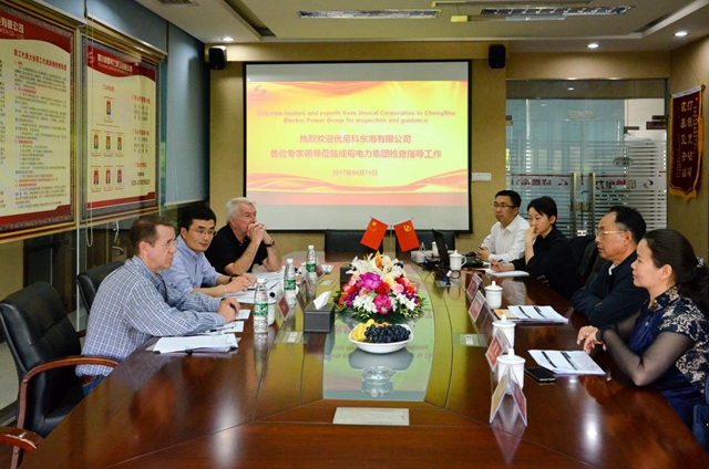 优尼科东海有限公司HES专家组到公司参观考察