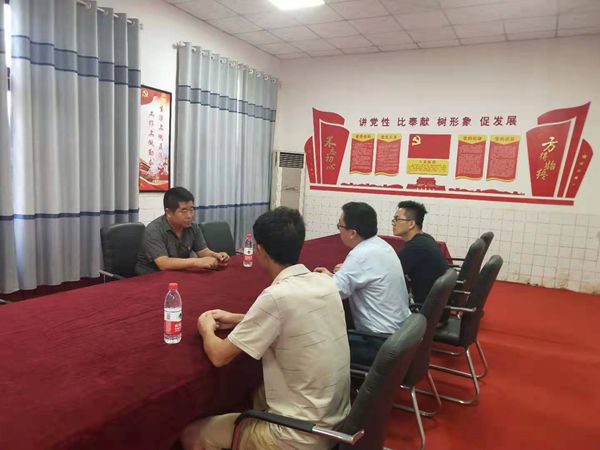 内黄县二安镇纪委书记莅临成蜀集团内黄项目部调研党建工作