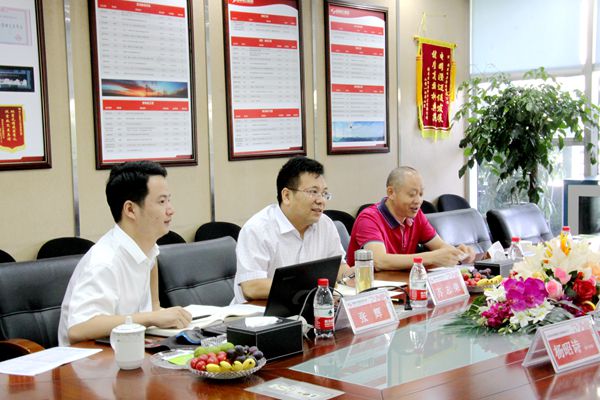 邮政储蓄银行高新支行领导一行来我司考察交流