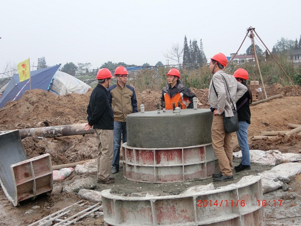 陈云总经理一行到石眉线检查指导工作