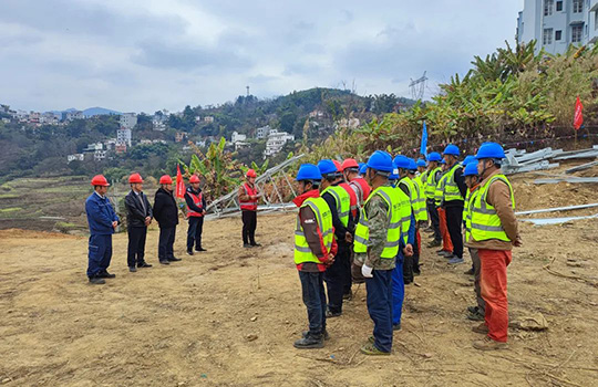 隆林委乐至革步公路一期工程500kV天平Ⅱ线迁改工程顺利完成