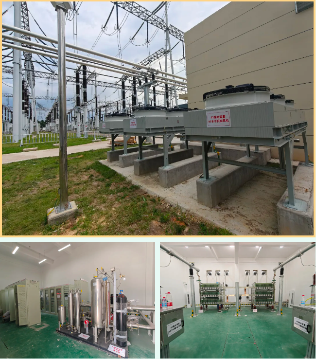 国网江西超高压公司500kV乐平变电站固定式直流融冰装置项目投运，筑牢电网防冰抗冰“安全屏障”​